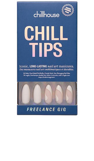 Chillhouse Freelance Gig Chill Tips Press-on Nails in Cream. | Revolve Clothing (Global)
