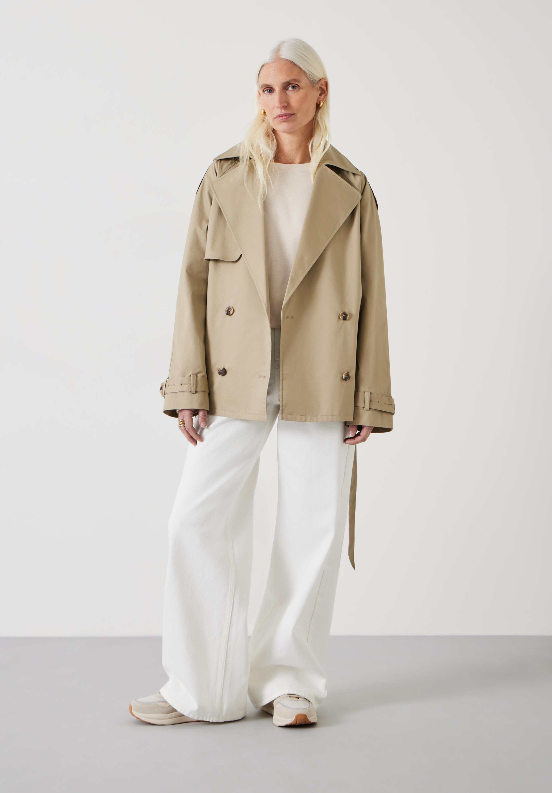 Stella Short Trench Jacket | Hush UK