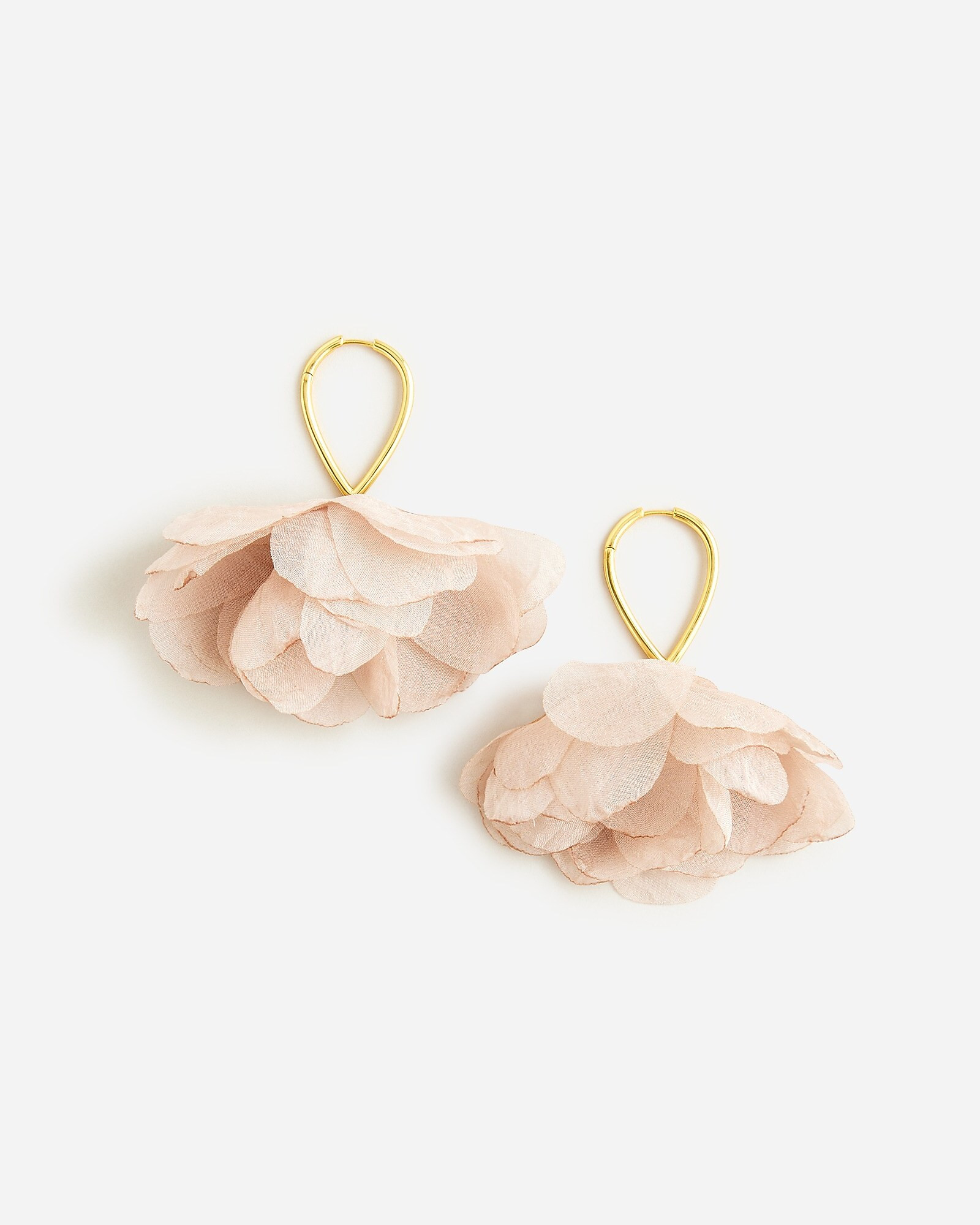Flower appliqué drop earrings | J. Crew US
