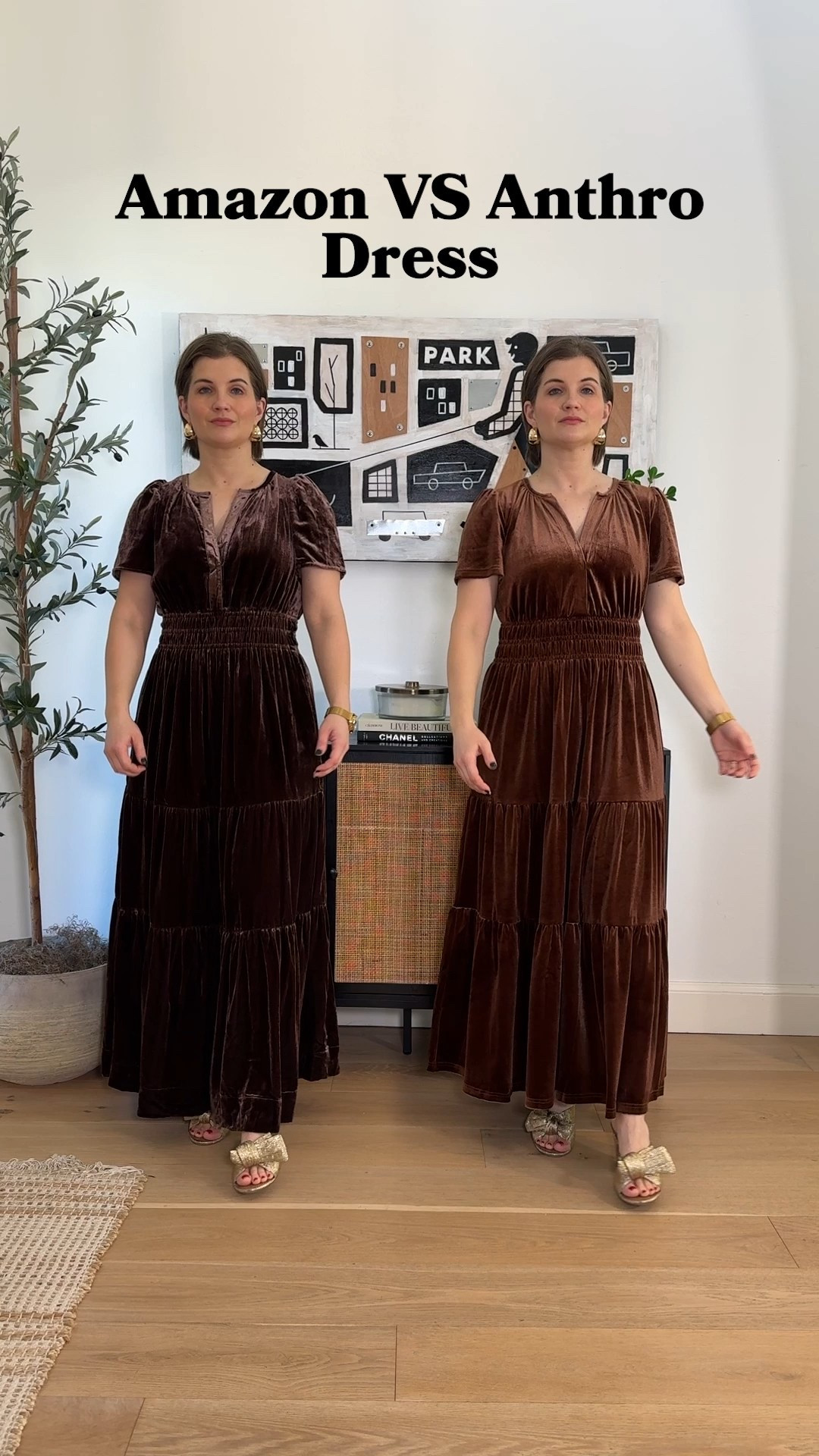 Amazon vs anthro dress! 

#LTKFindsUnder50 #LTKSaleAlert