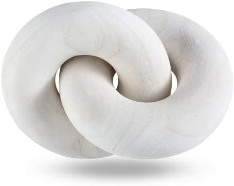 Timberk 2-Link Wood Knot Décor Wood Chain Link Décor Wood Decor for Living Room, Bedroom,Shelf,... | Amazon (US)