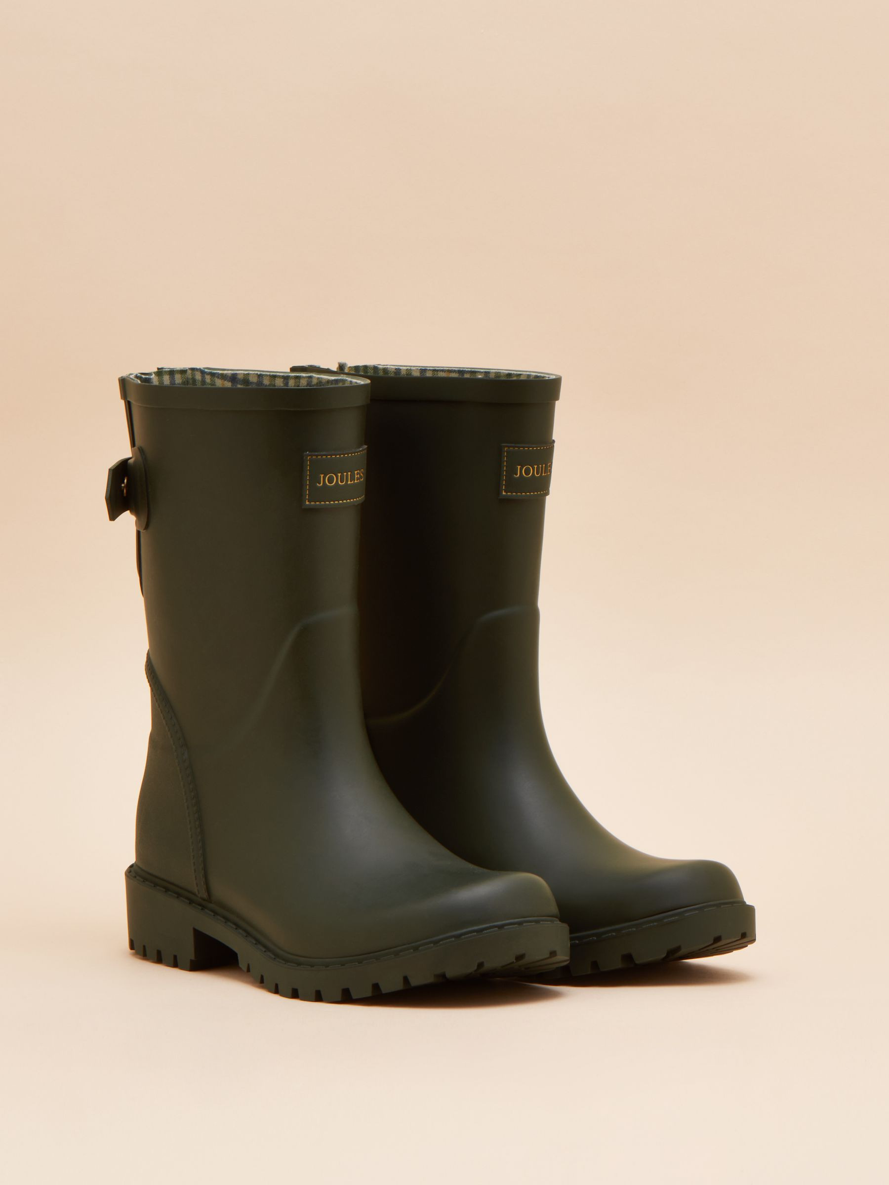 Wistow Green Adjustable Mid Calf Wellies | Joules | Joules