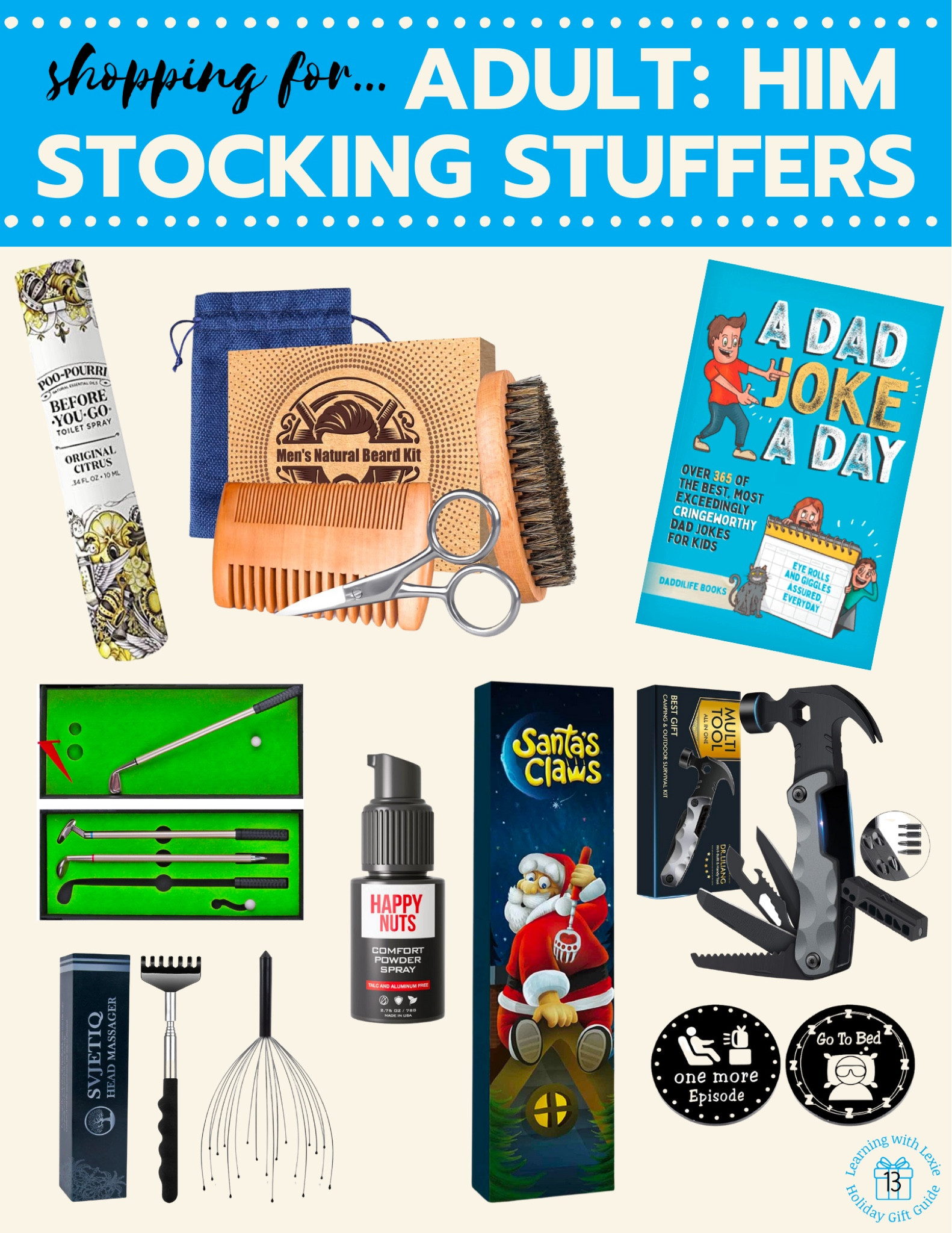 Stocking stuffers. Gifts for him  

#LTKmens #LTKGiftGuide #LTKCyberWeek