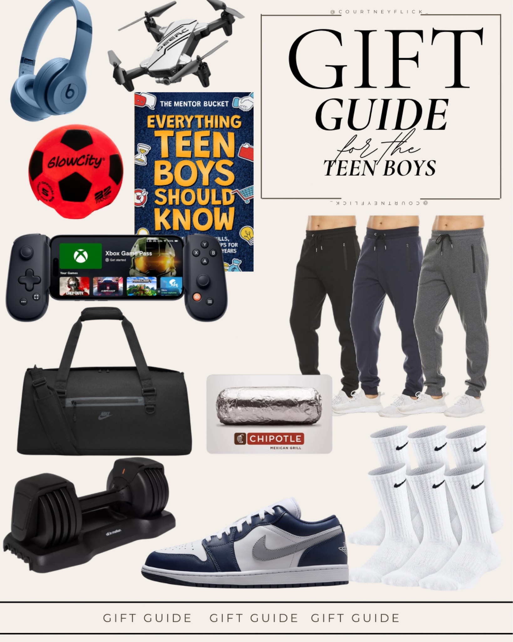 Holiday Gift Guide for the teen boys!!

Christmas gift ideas, teens, teen boys, gifts for boys, gifts for teens, gifts for him, gifts for boyfriend, Nike, Jordan, Xbox

#LTKMens #LTKGiftGuide #LTKHoliday