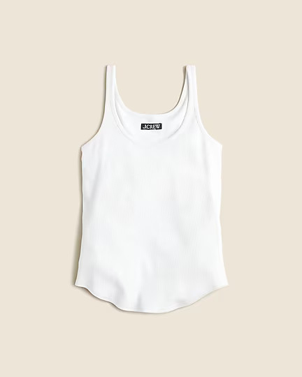 Vintage rib shelf-bra tank top | J. Crew US