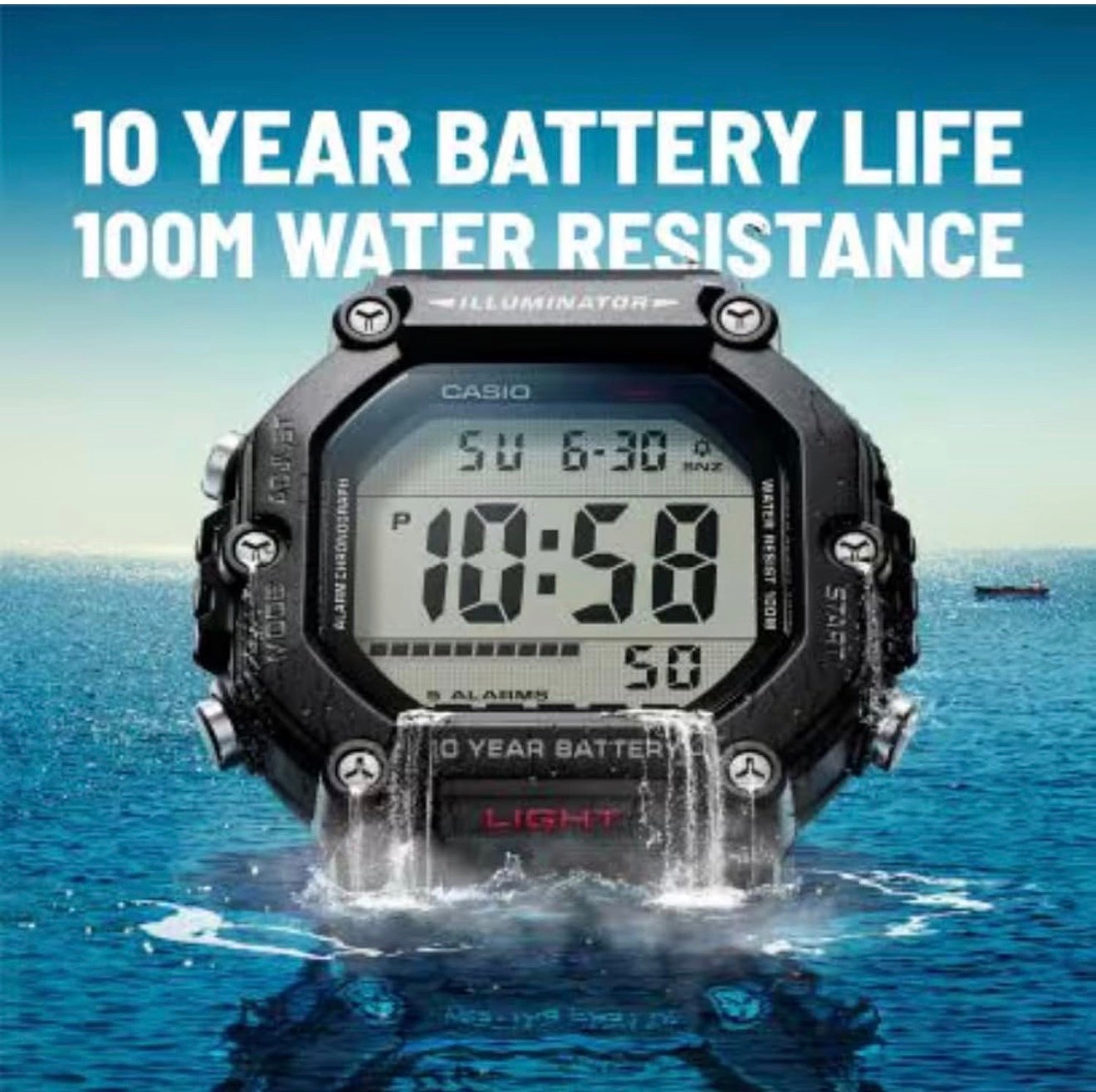 Casio AE-1600H Series | Black | 10-Year Battery | LED Illuminator | Digital Watch #amazon #casio 

#LTKMens #LTKWorkwear #LTKActive