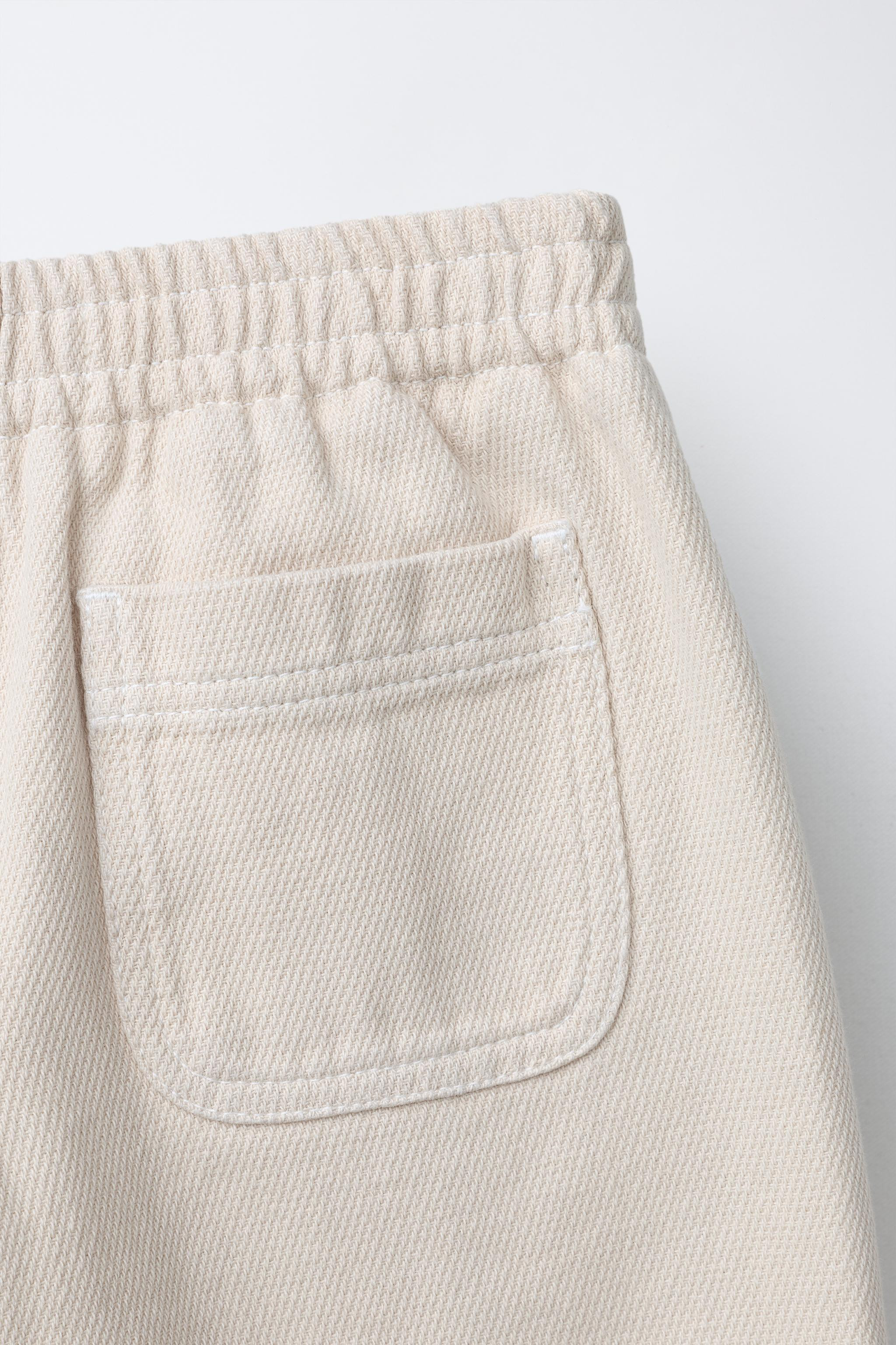 BALLOON WAFFLE-KNIT TROUSERS | Zara UK