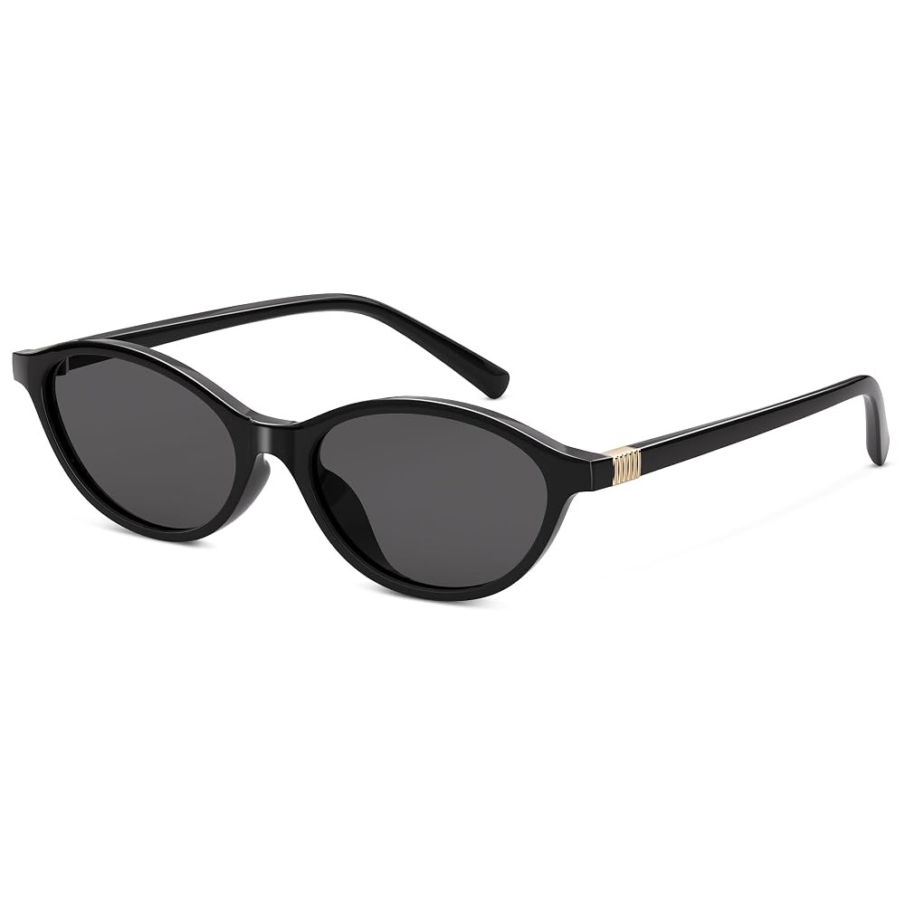 Retro Oval Polarized Sunglasses for Womens:Men Cat Eye Trendy Sunglasses Sunnies Lightweight UV P... | Amazon (US)