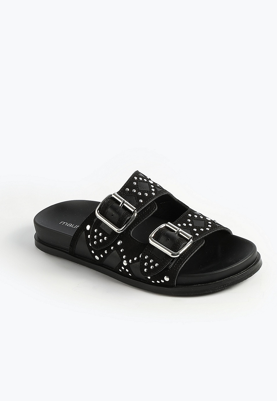 SuperCush Studded Two Band Footbed Sandal | Maurices