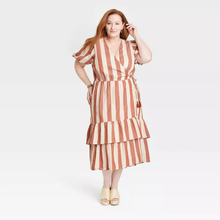 Women's Short Sleeve Wrap Dress - Knox Rose™ | Target
