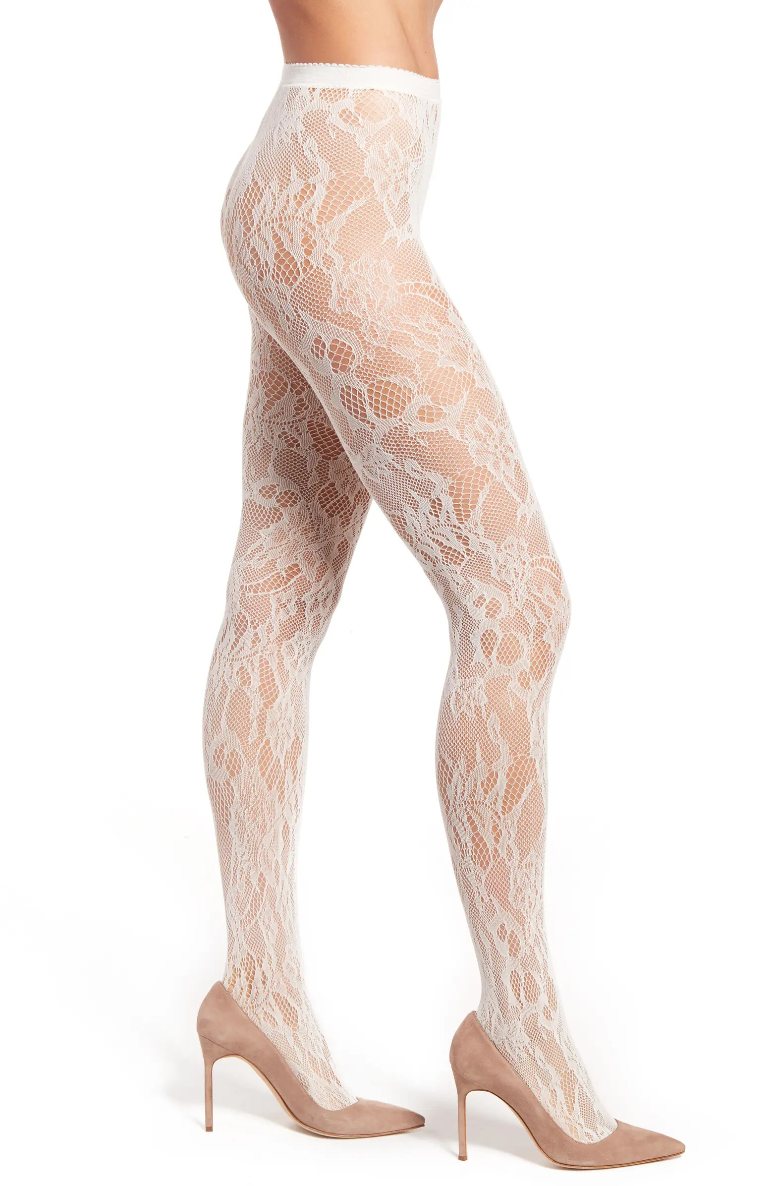 Lace Cutout Tights | Nordstrom