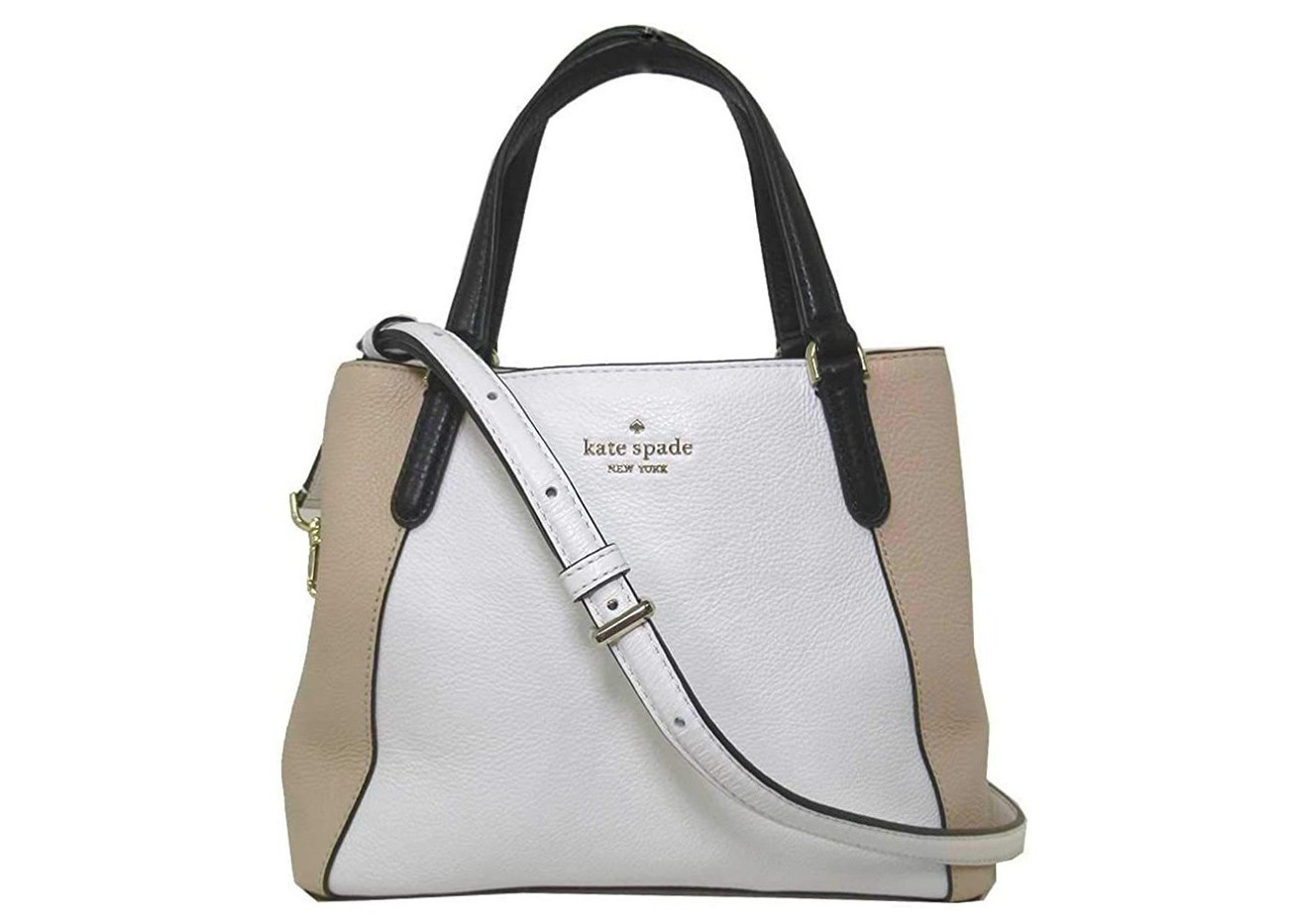 Women's Kate Spade Jackson Triple Compartment Satchel Bag Medium in Optic White | StockX