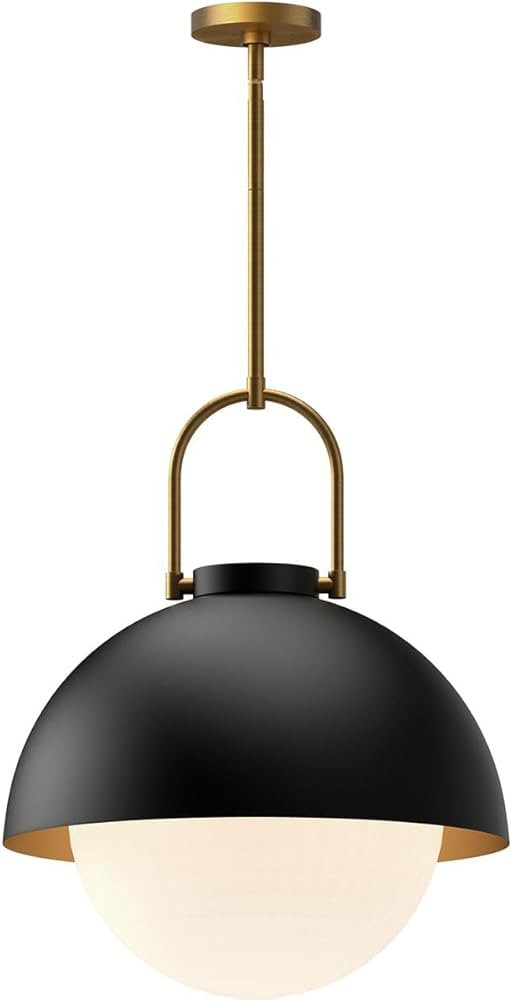 Alora Lighting PD507216MBOP Harper - 1 Light Pendant-19.88 Inches Tall and 15.75 Inches Wide, Fin... | Amazon (US)