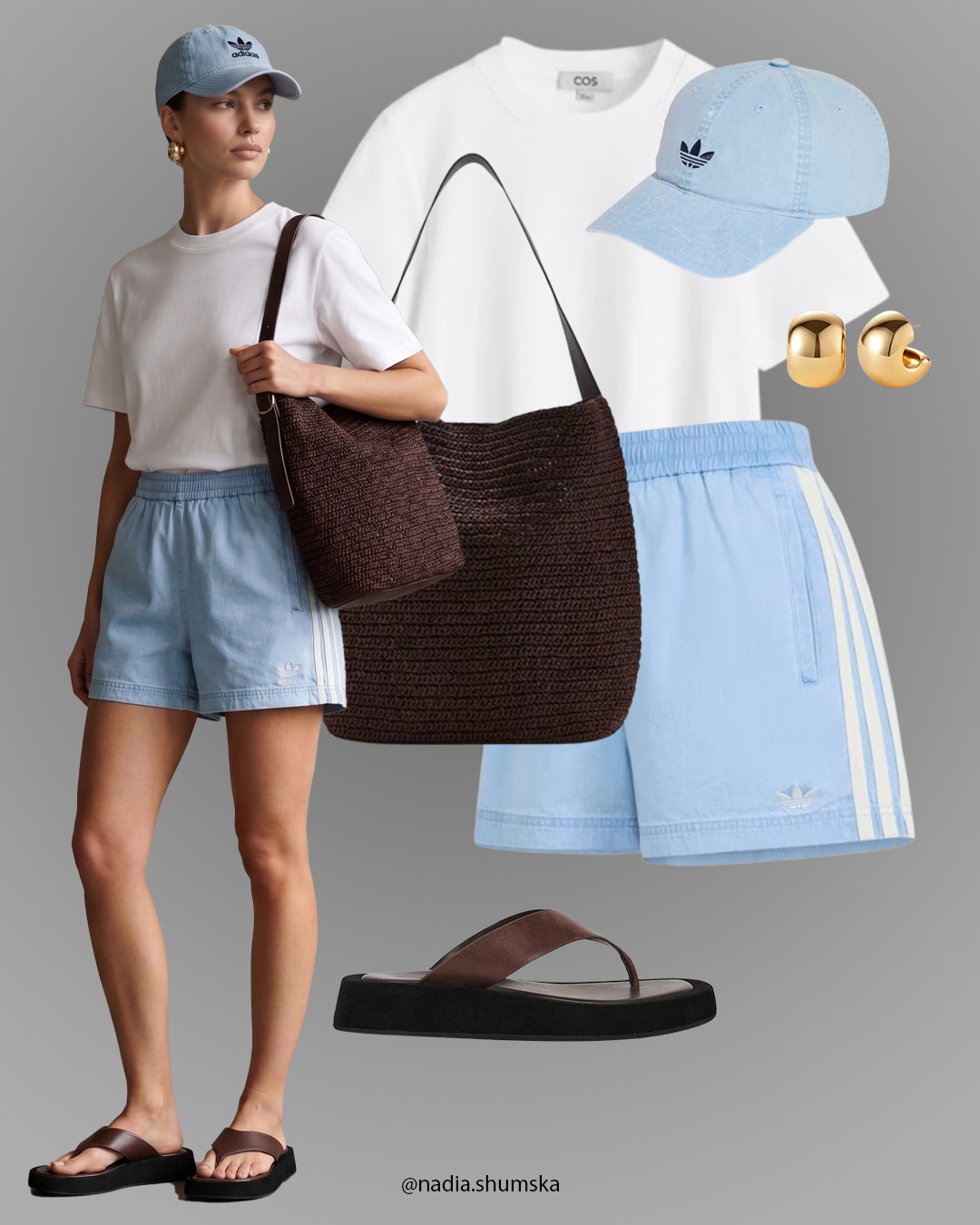 White t-shirt summer outfit 

 #summerlooks #summeroutfits #trendyoutfit #stylishlook #LTKootd