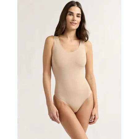 Joyspun Women s Everyday Seamless Bodysuit Sizes S-3XL | Walmart (US)