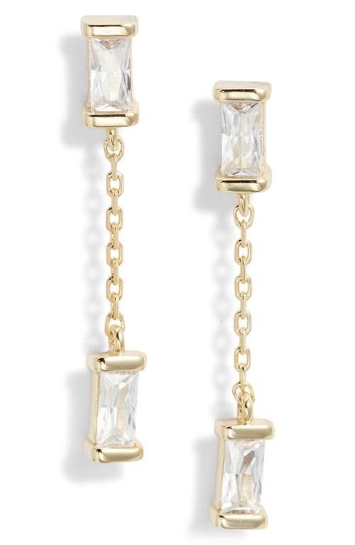 Kendra Scott Juliette Drop Earrings in Gold White Crystal at Nordstrom | Nordstrom