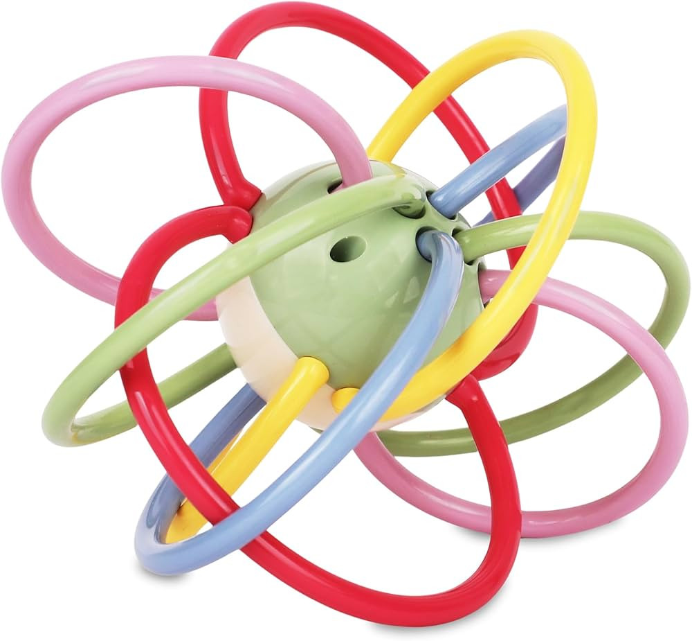 Rattle & Sensory Teether Toys for Babies, Multicolour Soft Teething Tube, Easy to Clean, Developm... | Amazon (US)
