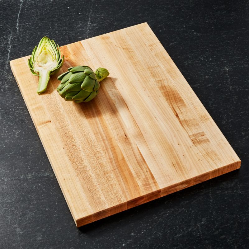 John Boos 24"x18" Maple Cutting Board + Reviews | Crate and Barrel | Crate & Barrel
