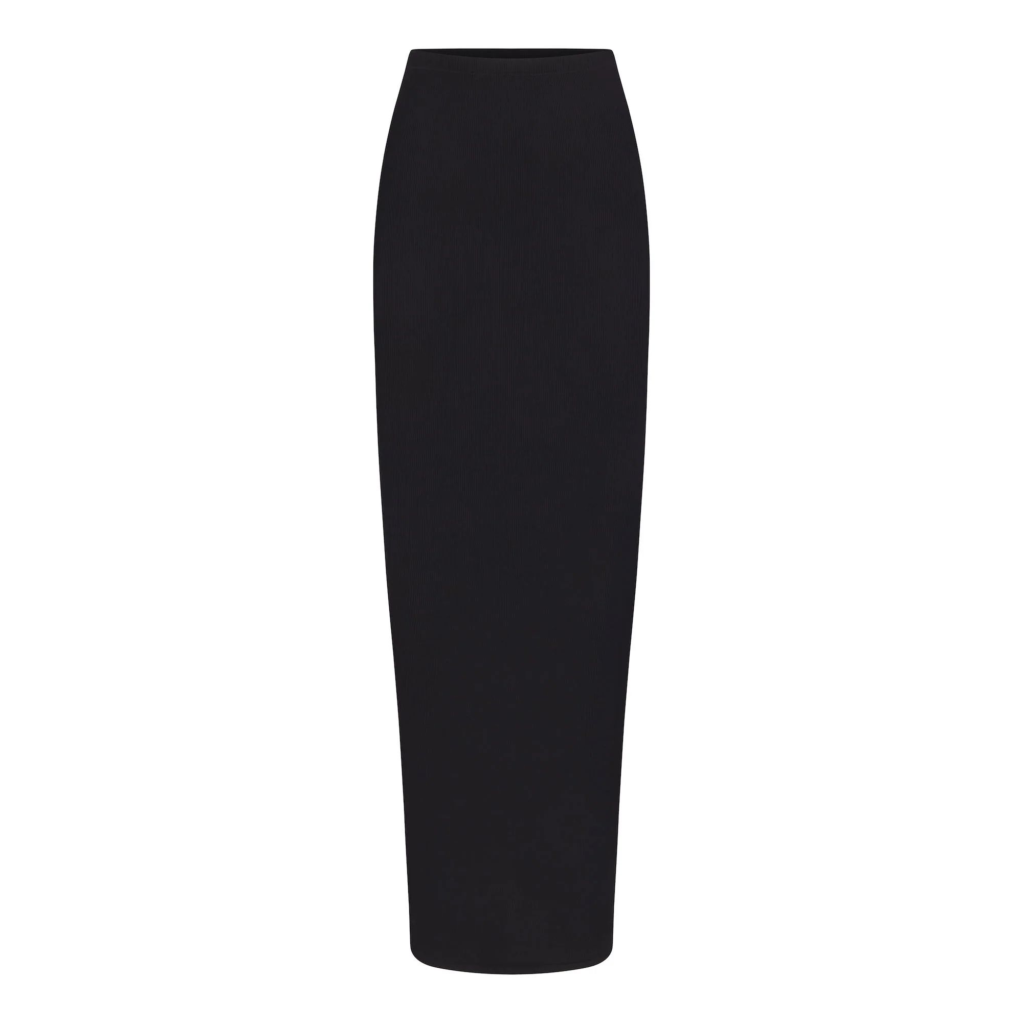 SOFT LOUNGE LONG SKIRT | ONYX | SKIMS (US)