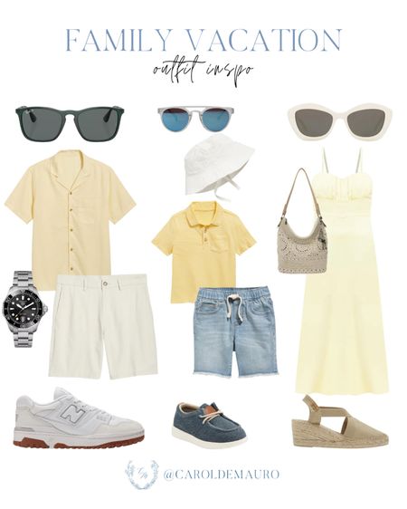 Grab these stylish outfit ideas for the whole family that are perfect to wear on your next vacation trip!
#familyphotoshoot #springstyle #mensfashion #kidsclothes 

#LTKSeasonal #LTKkids #LTKfamily