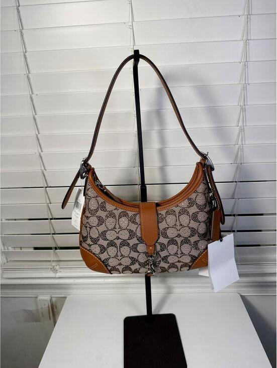 COACH The COACH Originals Crystal Signature Jacquard Hamptons Hobo | Poshmark