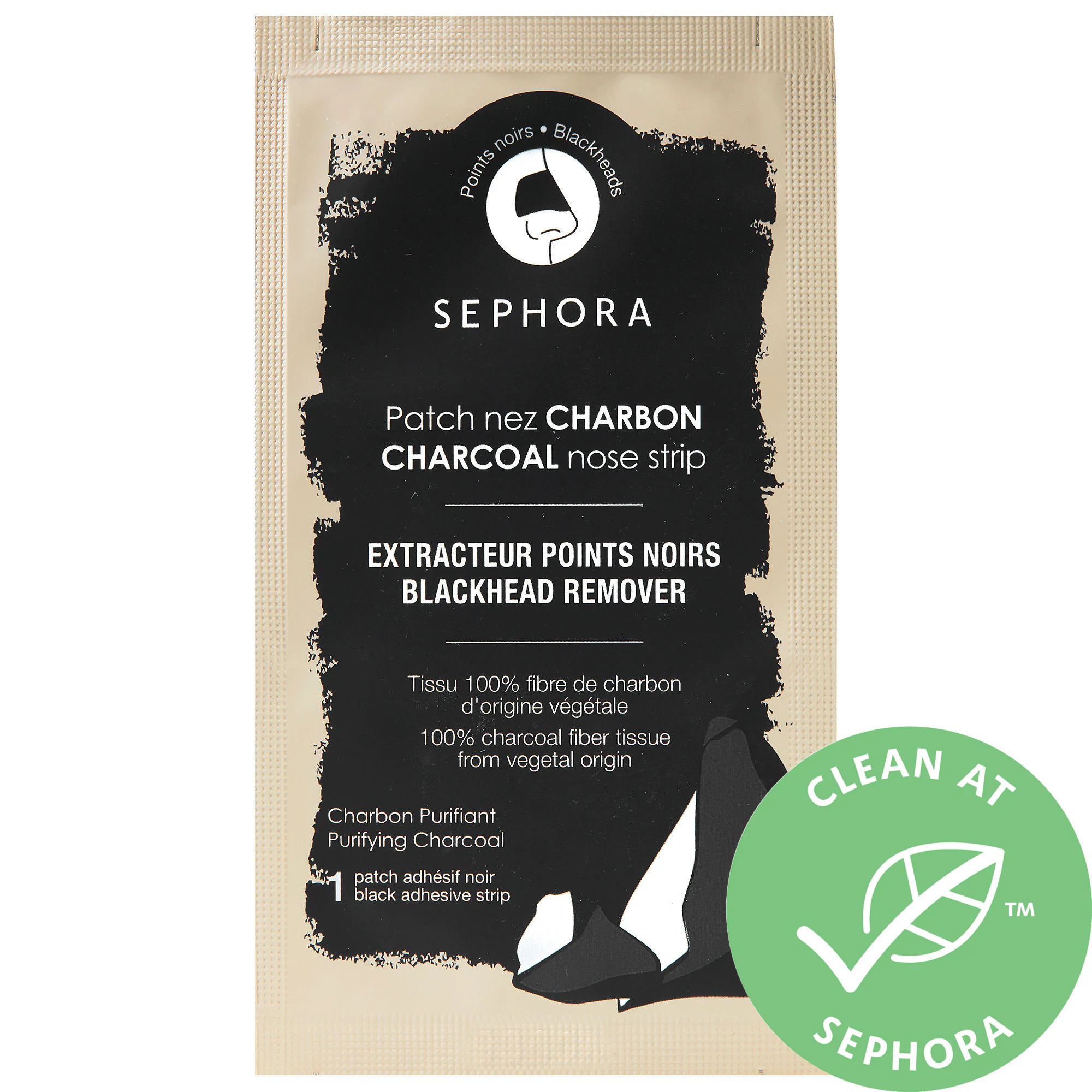 SEPHORA COLLECTION Clean Charcoal Nose Strip 1 Mask | Sephora (US)