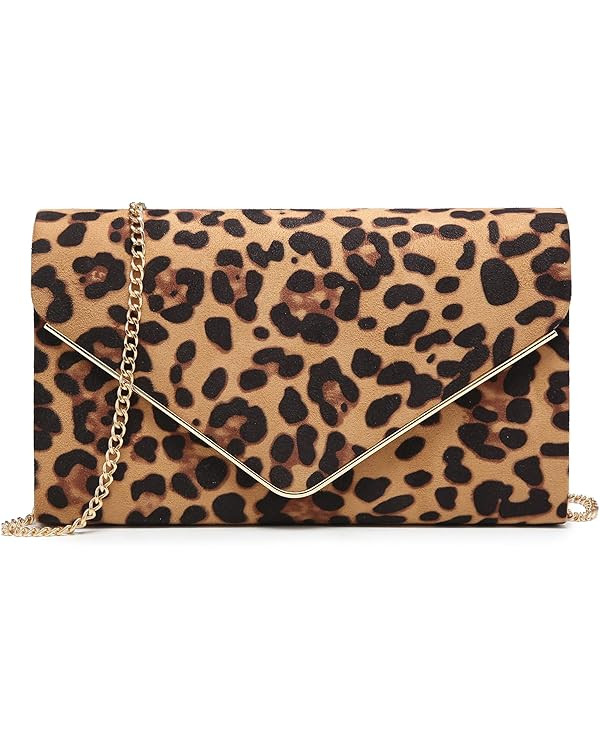 Dasein Women Faux Suede Evening Clutch Bags Formal Party Clutches Wedding Purses Cocktail Prom Cl... | Amazon (US)