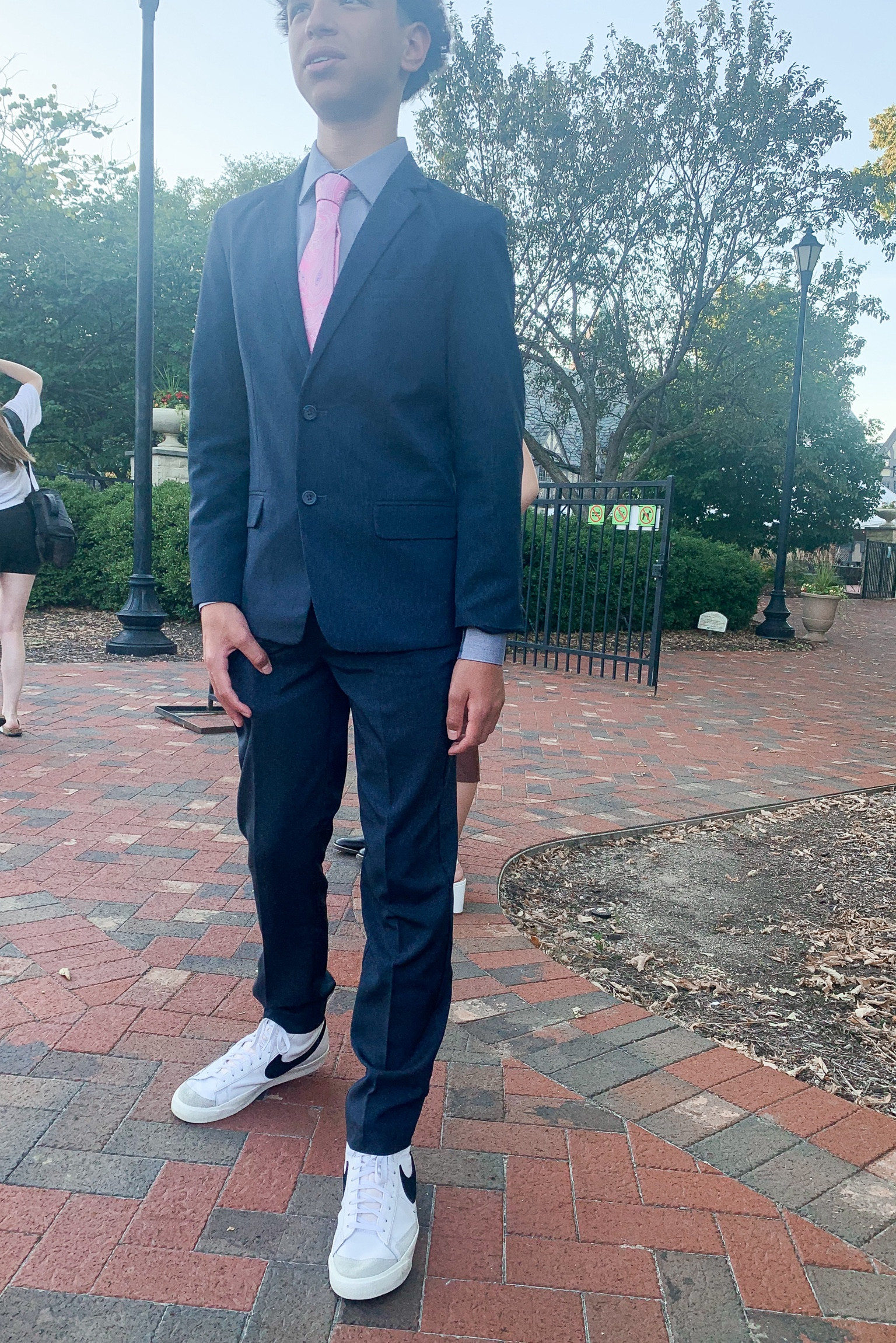 Homecoming for my first baby, last night 🥲🩷 | men’s formal wear | teen boys formal wear | Nikes | kohls finds 
#fancy #homecoming #teens #preteenlook #firstbaby 

#LTKParties #LTKKids #LTKFindsUnder100