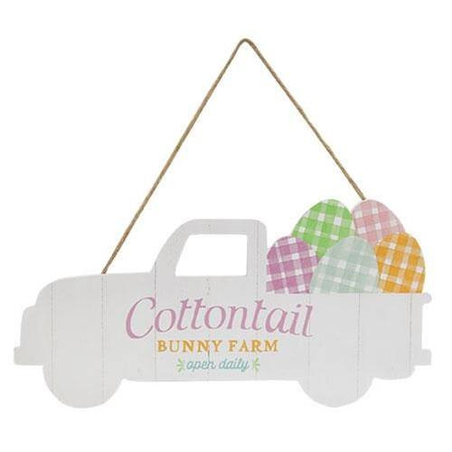 BreeBe - Cottontail Bunny Farm Easter Egg Truck Sign - Multi | Best Buy U.S.
