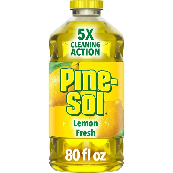 Pine-Sol Multi-Surface Cleaner, Lemon Fresh, 80 Fluid Ounces - Walmart.com | Walmart (US)