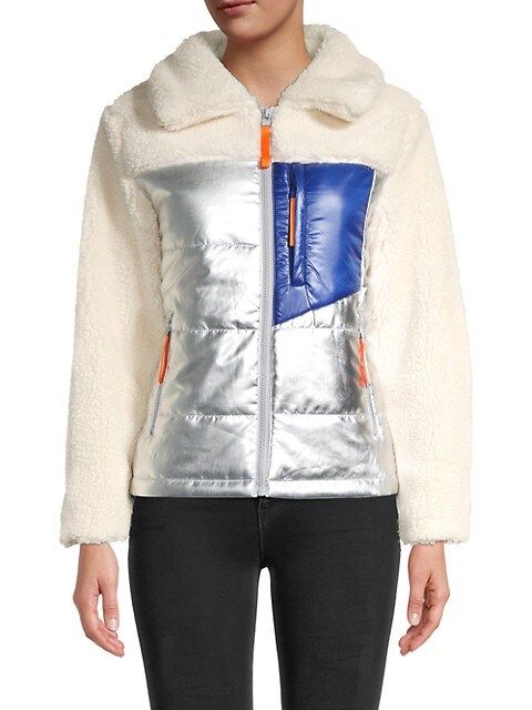 Faux Shearling & Puffer Quilt Jacket | Saks Fifth Avenue OFF 5TH