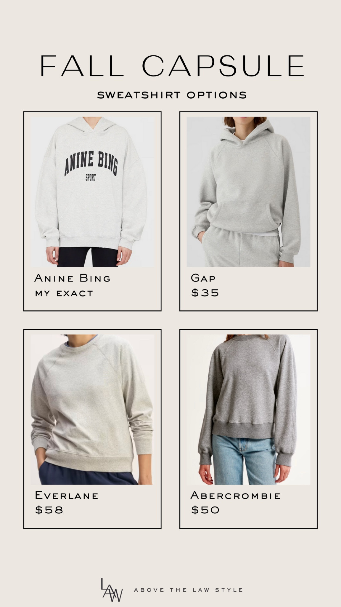 Fall Capsule: Sweatshirt

#LTKFindsUnder50 #LTKStyleTip #LTKFindsUnder100