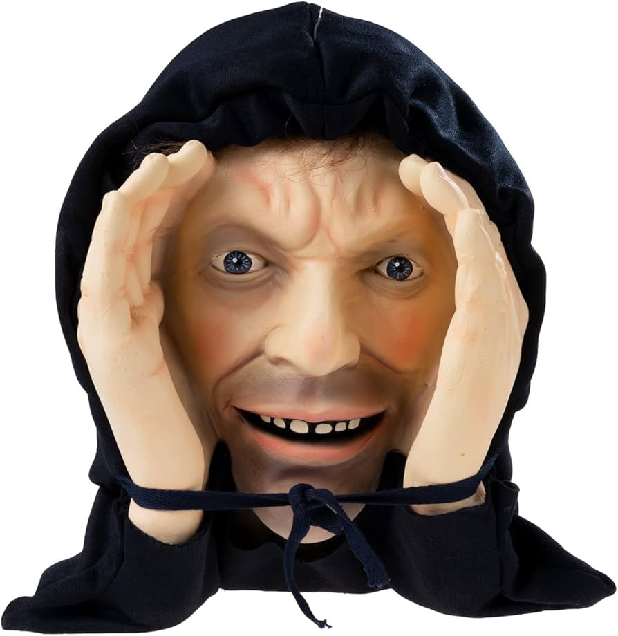 Scary Peeper Freak Halloween Decoration Peeping Tom, Indoor and Outdoor Window Hanging Mask for S... | Amazon (US)