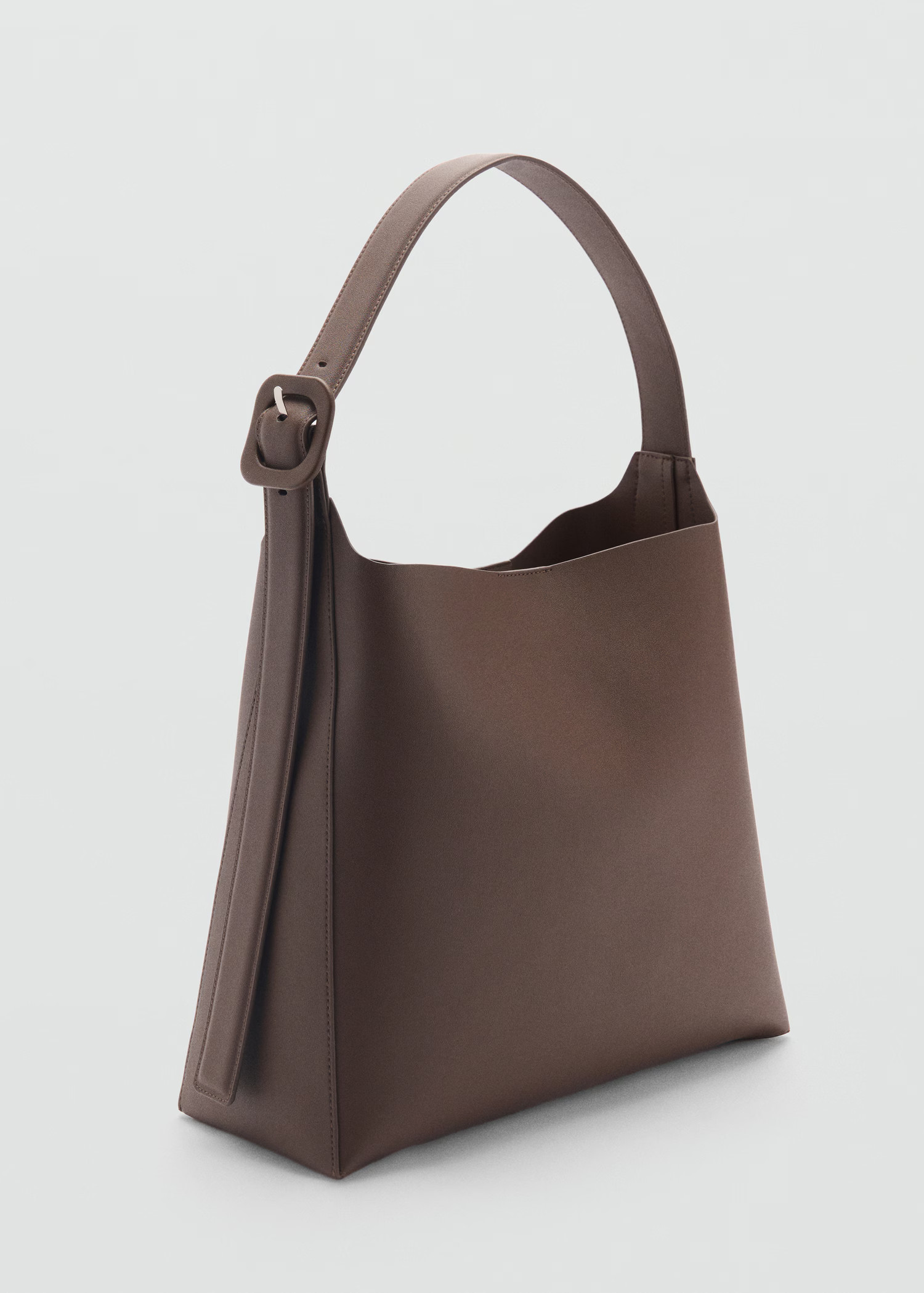 Shopper bag with buckle - Women | MANGO USA | Mango (US/MX/AU)