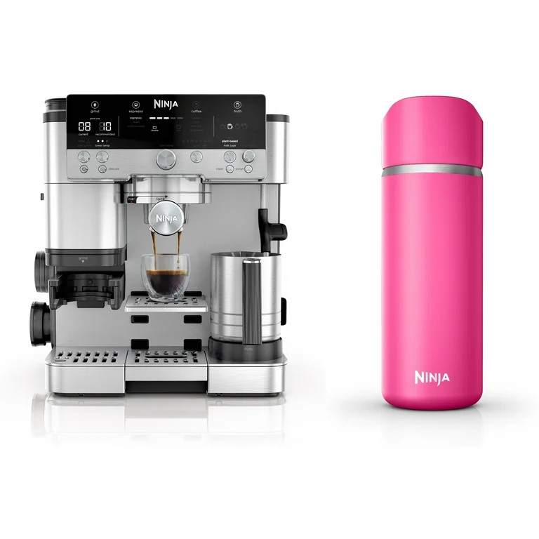 Ninja Luxe Cafe + Sip Perfect Travel Mug ($32.98 Value) | Walmart (US)