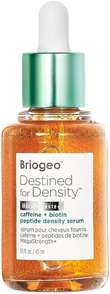 Briogeo Destined For Density MegaStrength+ Caffeine + Biotin Peptide Density Serum, Increases Hai... | Amazon (US)