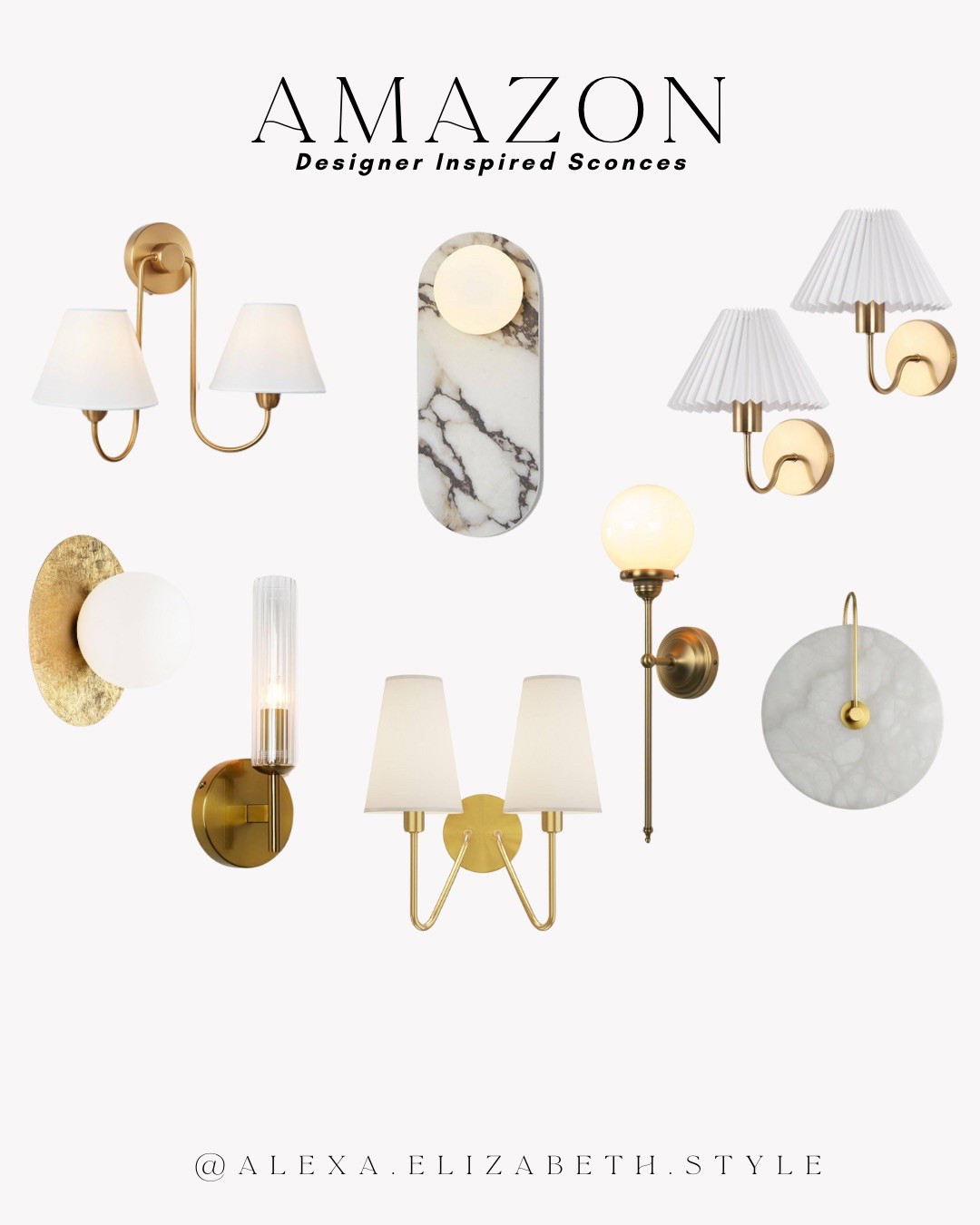 Amazon Designer inspired sconces

#LTKSpringSale #LTKHome #LTKStyleTip