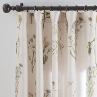 Everly Floral Linen Drapery Panel | Ballard Designs, Inc.
