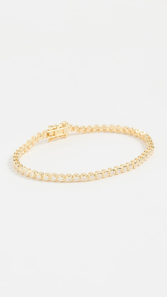 By Adina Eden Bezel Tennis Bracelet | SHOPBOP | Shopbop