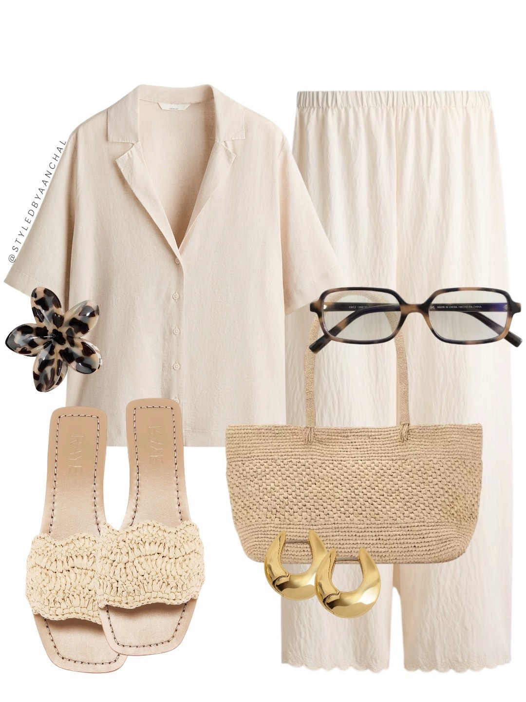 Beige linen outfit


Raffia sandals 
Raffia bag
Beige set
Hm
Hm beige
Flower claw clip
Beige

#LTKSeasonal #LTKgrwm #LTKootd