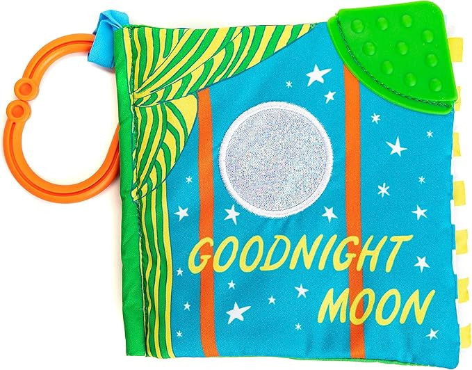 KIDS PREFERRED Goodnight Moon Soft Book with On The Go Clip, 5 Inches | Amazon (US)