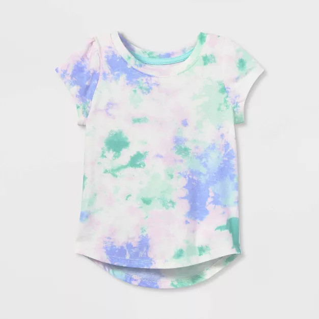 Toddler Girls' Tie-Dye Short Sleeve T-Shirt - Cat & Jack™ | Target