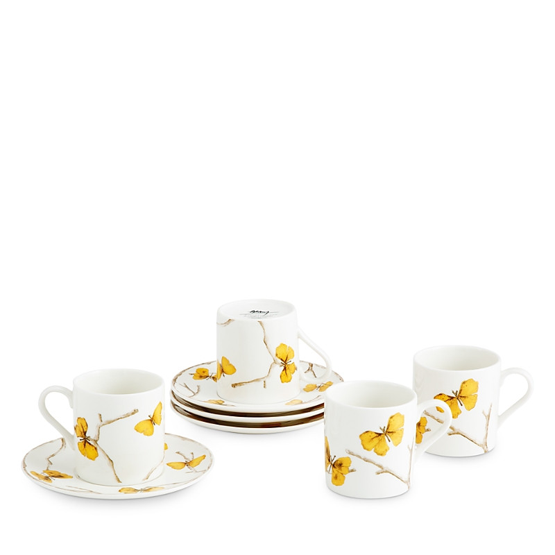 Michael Aram Butterfly Ginkgo Gold Demitasse Set, Service for 4 | Bloomingdale's (US)