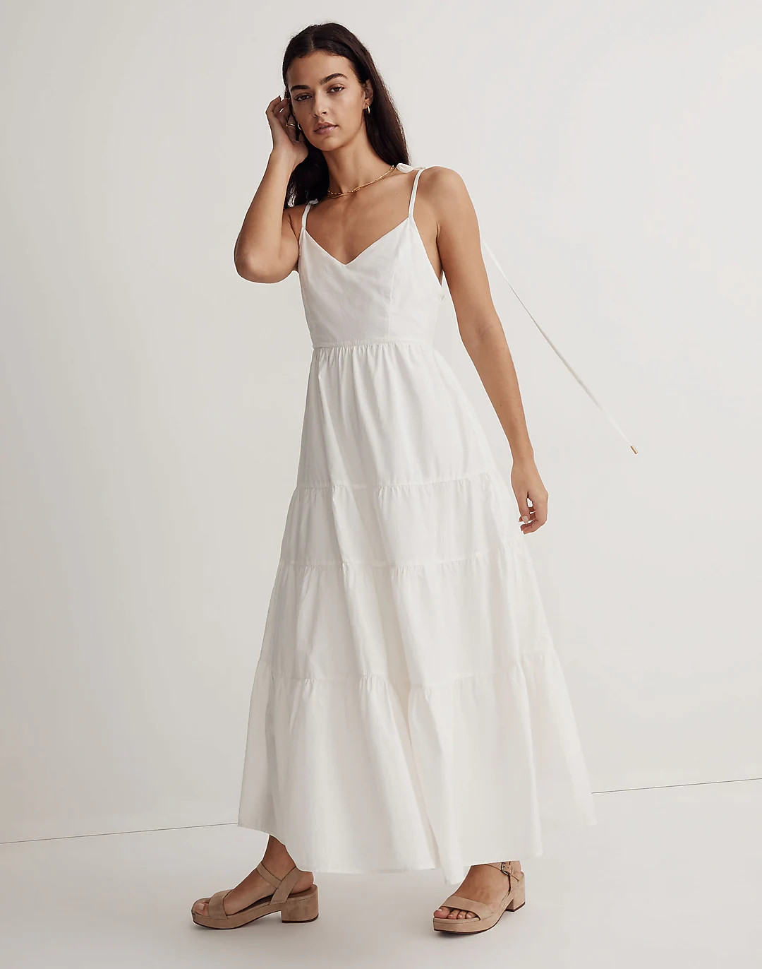 Sidonie Poplin Maxi Dress | Madewell