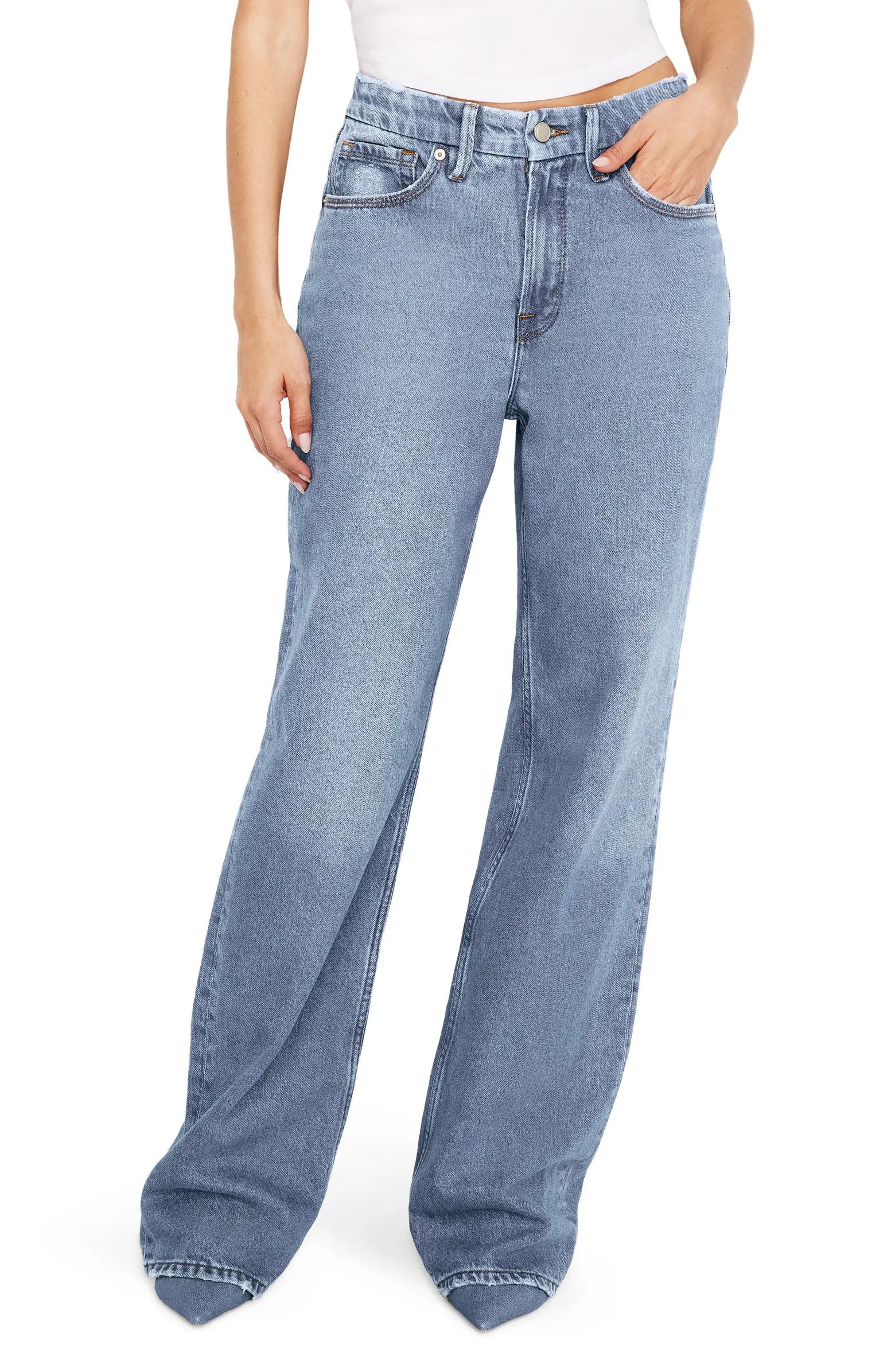 Good American Good 90s Straight Leg Jeans | Nordstrom | Nordstrom