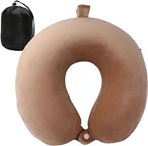 DUANY STORE Neck Pillow for Traveling, Upgraded Travel Neck Pillow for Airplane 100% Pure Memory ... | Amazon (US)