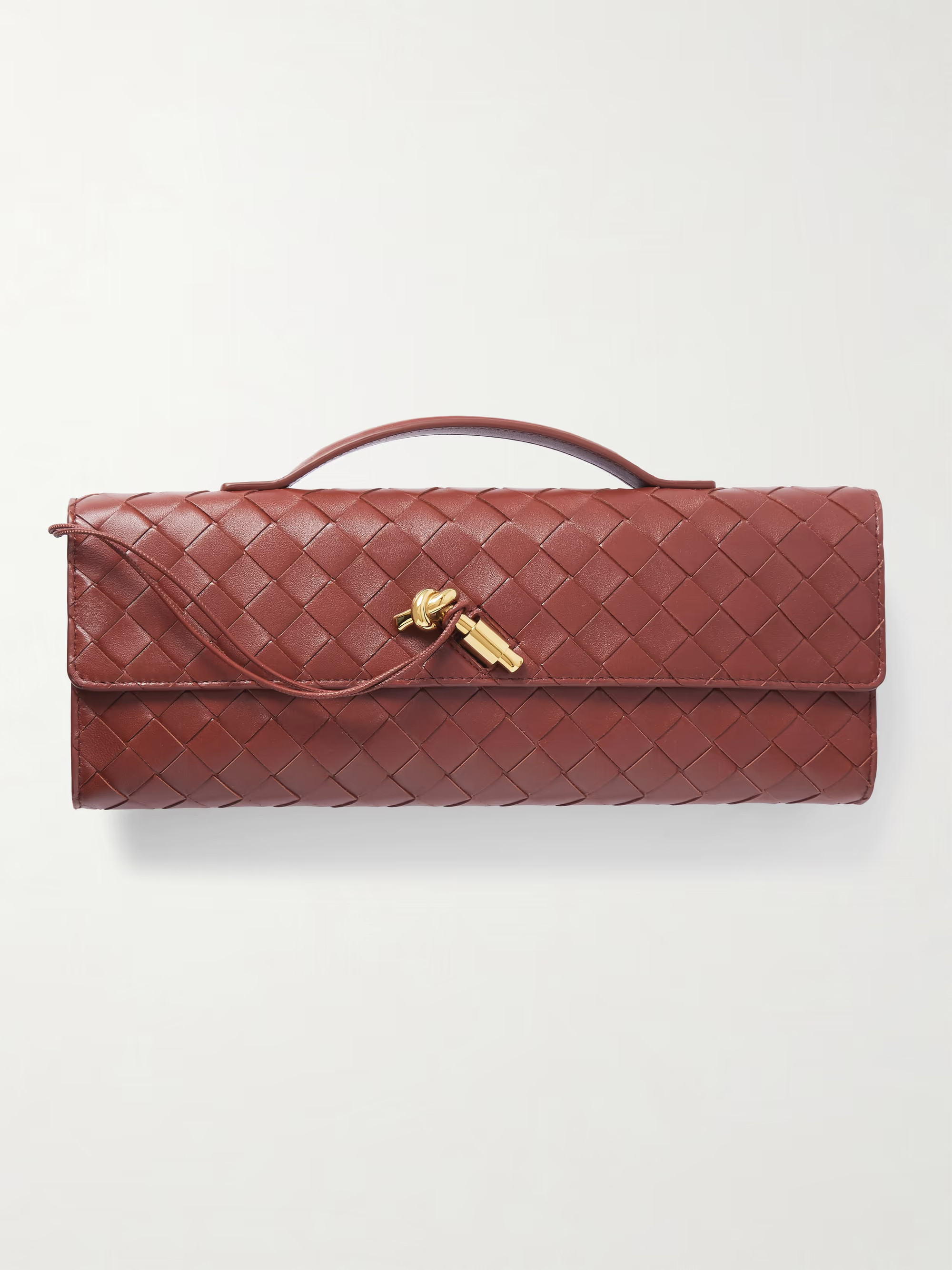 Long Andiamo Clutch aus Intrecciato-Leder | NET-A-PORTER (UK & EU)