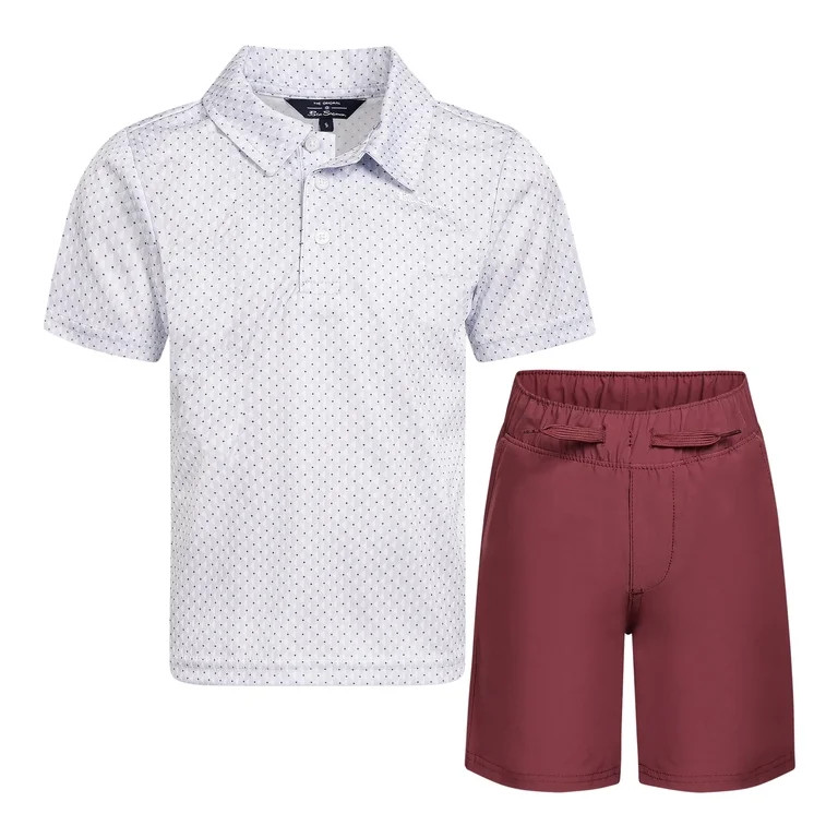 Ben Sherman Clothes Boys\u2019 2-Piece Tech Polo Short Outfit Set \u2013 Includes Short Sleeve Po... | Walmart (US)