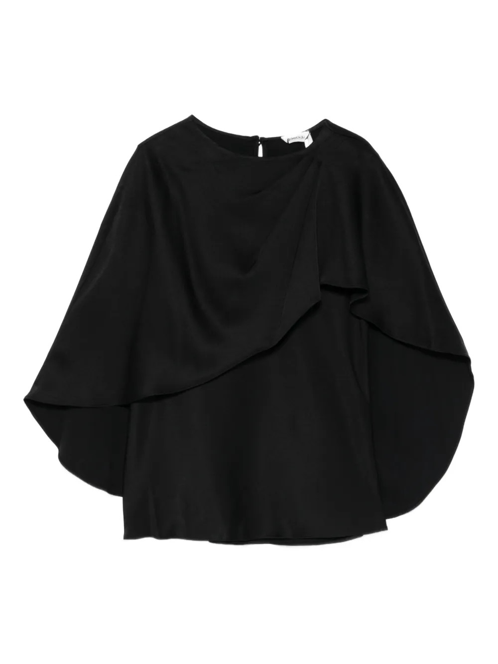 Simkhai cape-detail top - Black | Farfetch Global