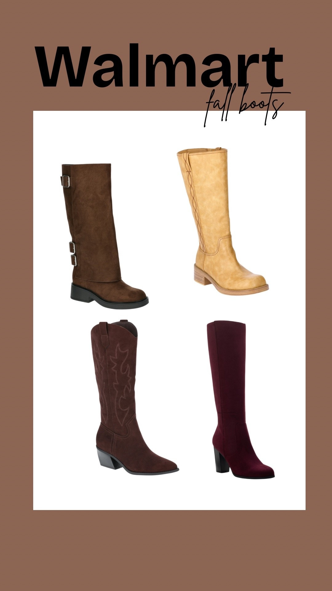 Cute and affordable fall boots 👢🤎

#LTKSeasonal #LTKSaleAlert #LTKShoeCrush